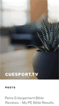 Mobile Screenshot of cuesport.tv